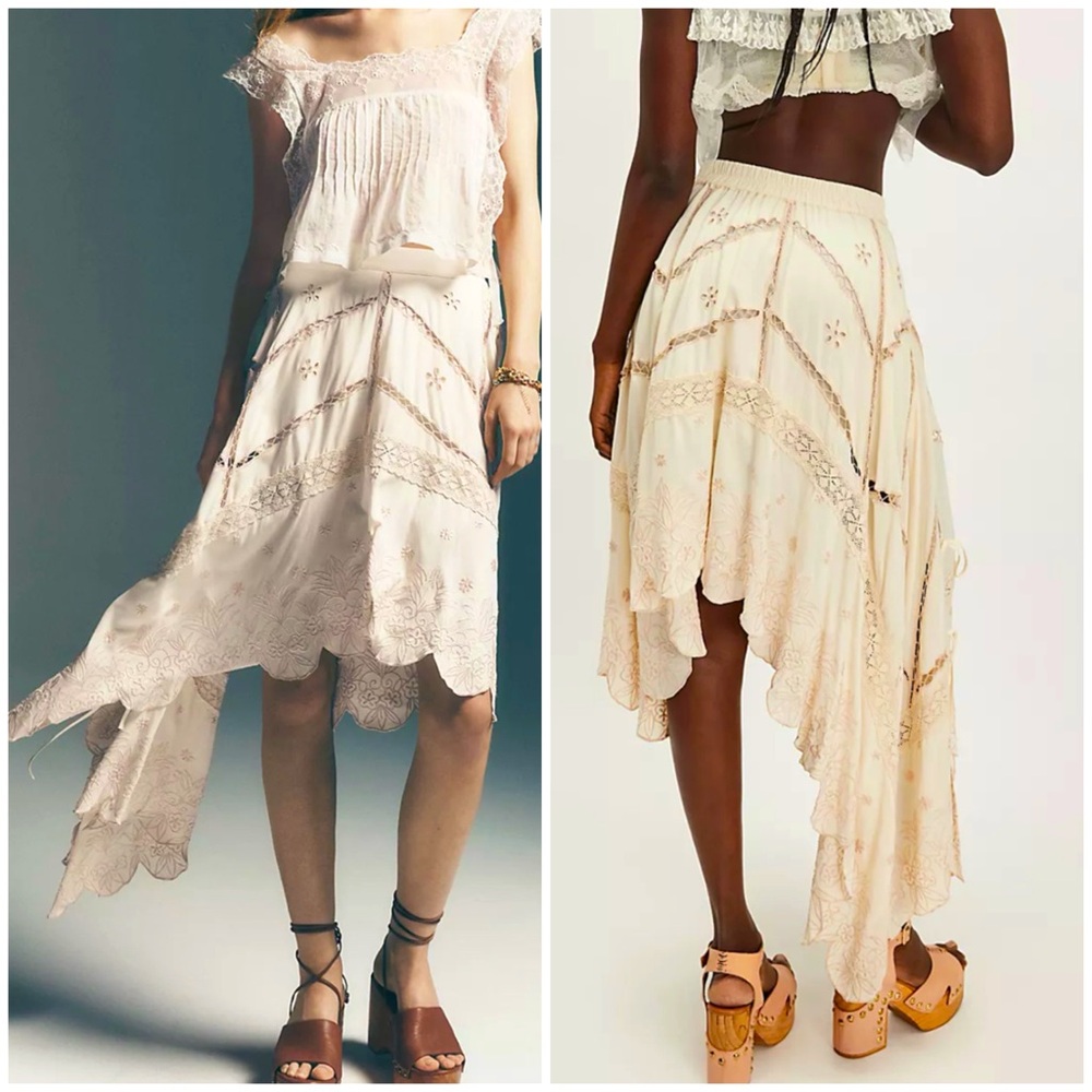 NWT free people Bali atlas skirt